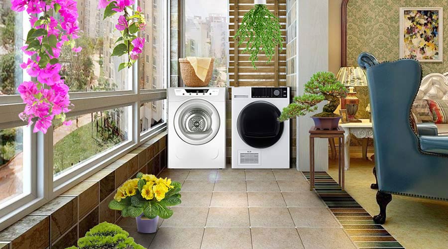 家居陽臺晾曬衣物不干怎么辦，衣物烘干機(jī)來解決！