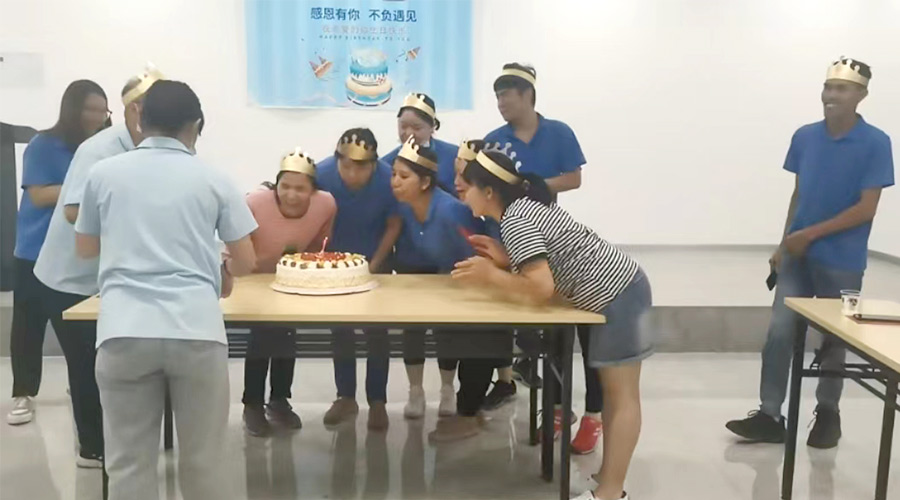 金環(huán)電器6月份員工生日會  美好如約而至！