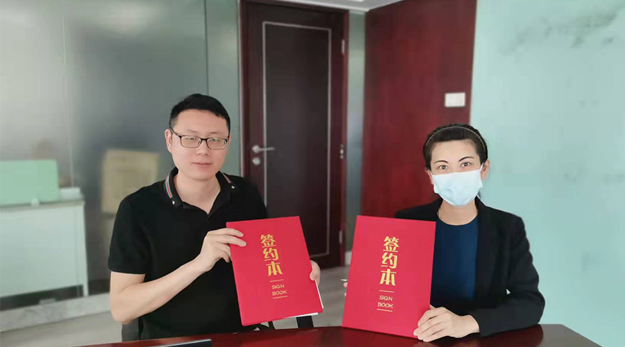 祝賀！金環(huán)電器與寧波某品牌電商客戶再次合作，簽約成功！