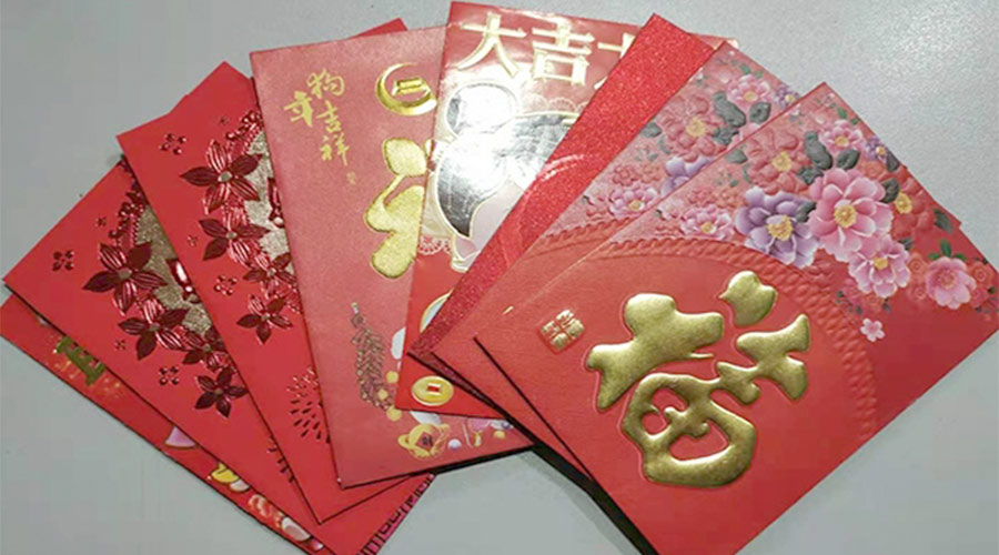 開工好彩頭！金環(huán)電器銷售部為員工派發(fā)開工紅包！