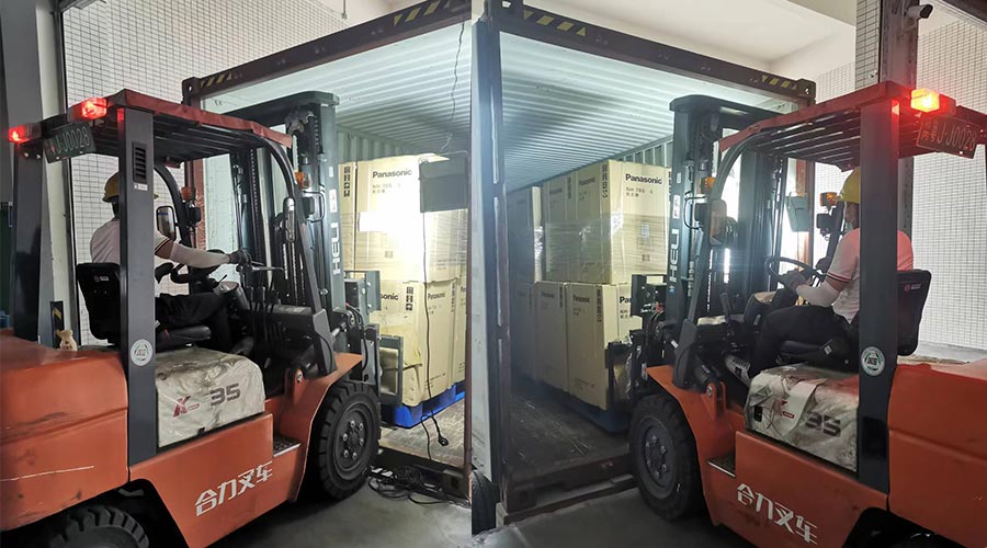 趕進(jìn)度加油干！ 迅速完成松下客戶(hù)的衣物烘干機(jī)出貨