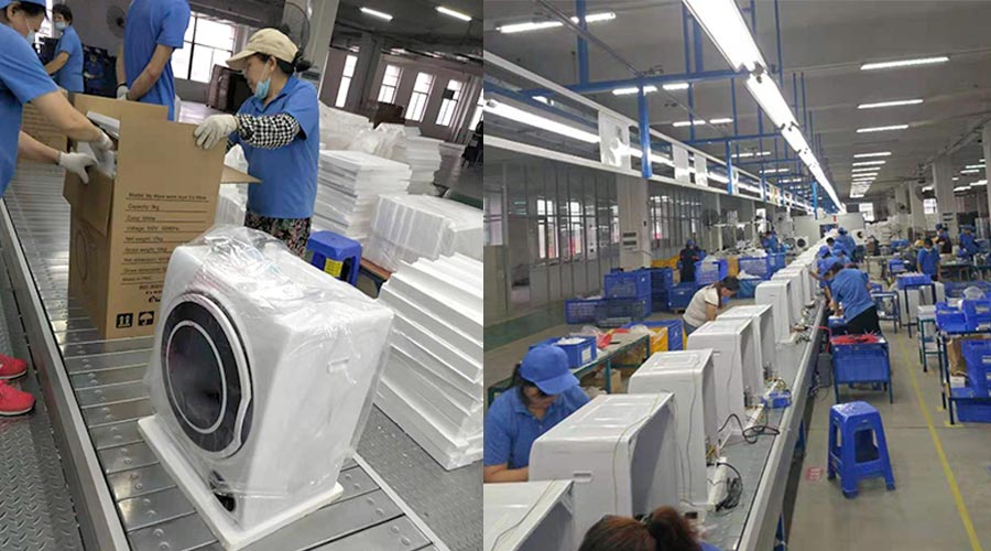 裝配車(chē)間積極有效率地開(kāi)展日本客戶(hù)小型烘干機(jī)生產(chǎn)