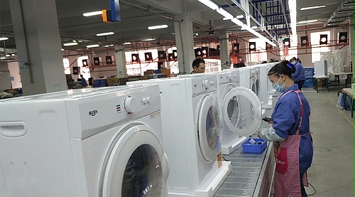 年底繁忙！金環(huán)電器全力保障英國Argos客戶滾筒干衣機(jī)生產(chǎn)